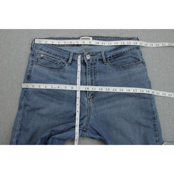 Levis Denizen Jeans Womens 16M (33 x 30) Blue High Rise Skinny Stretch - Picture 6 of 7